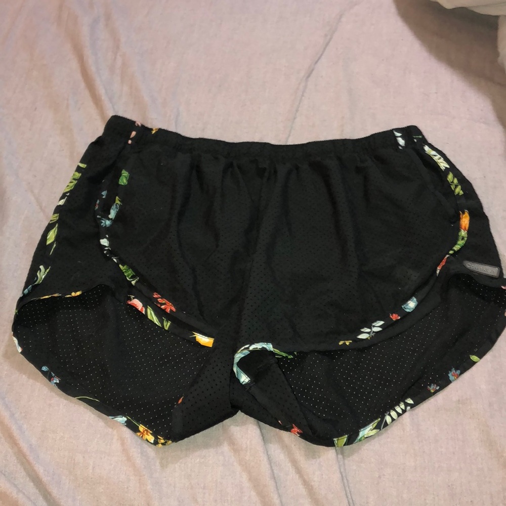 Floral running shorts